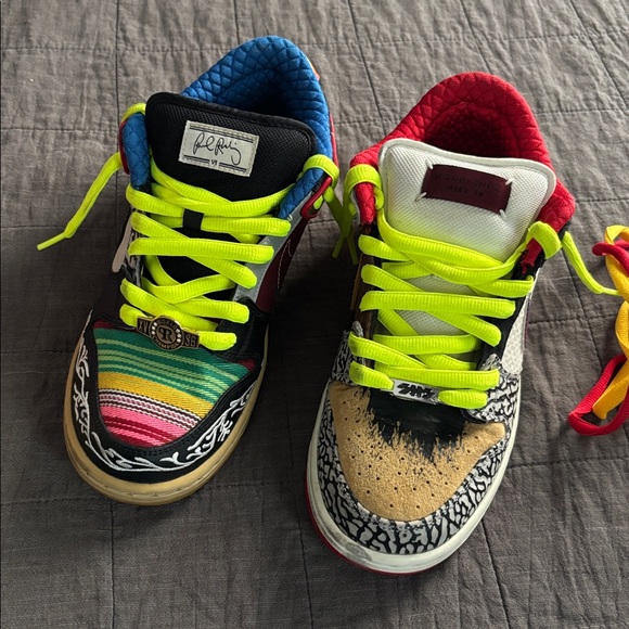 multicolor neon nikes